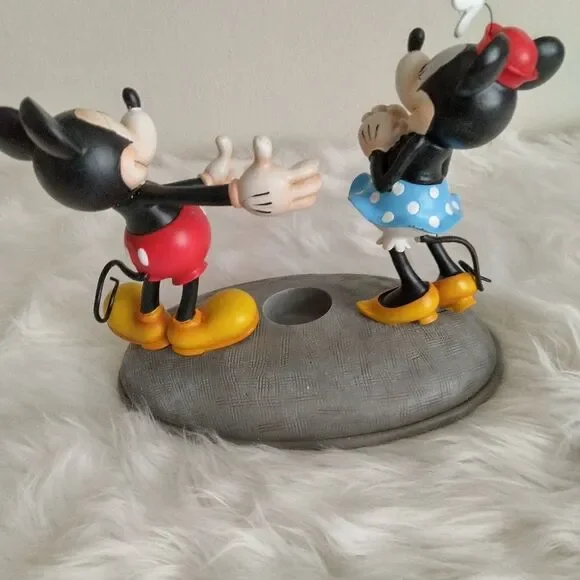 New Rare Hallmark flowers Disney Mickey & Minnie Mouse limited Edition figurine - Picture 2 of 5